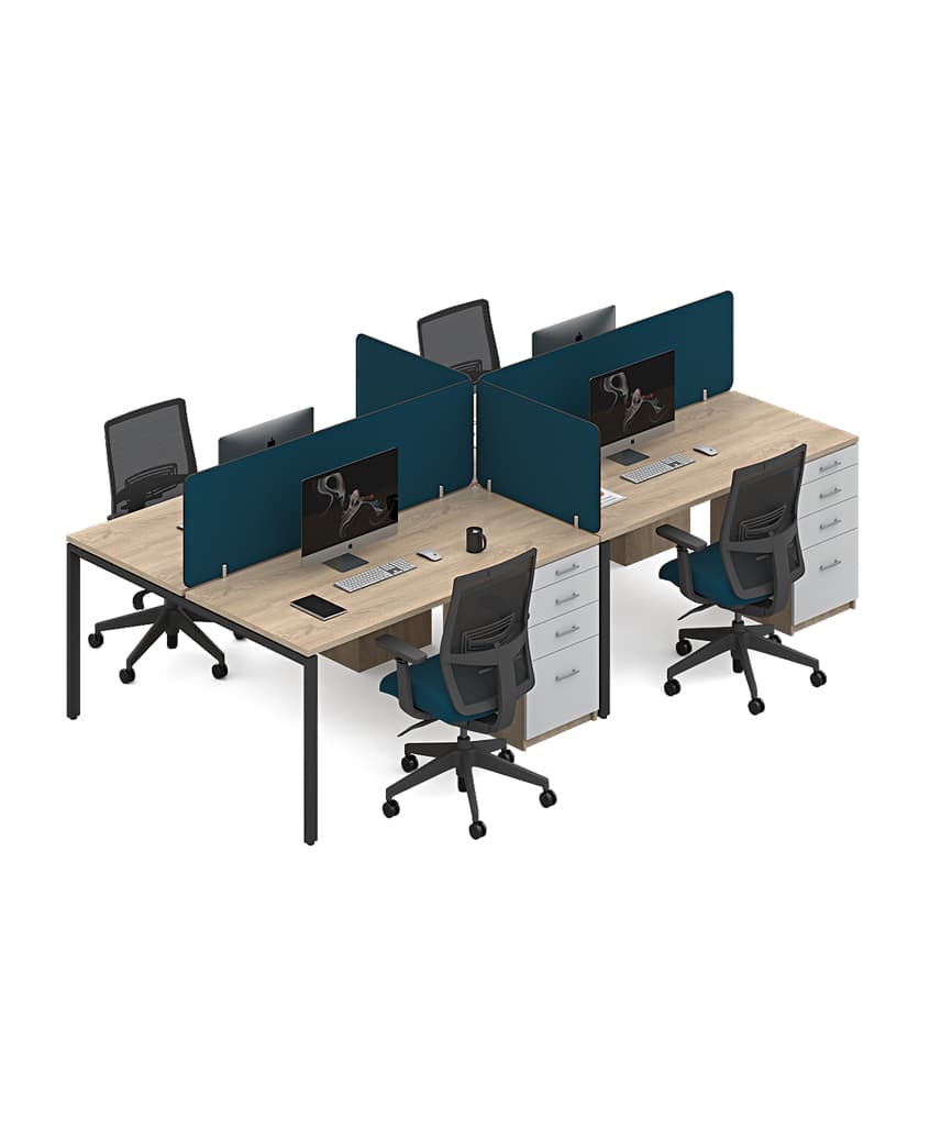 Cluster Desking 4